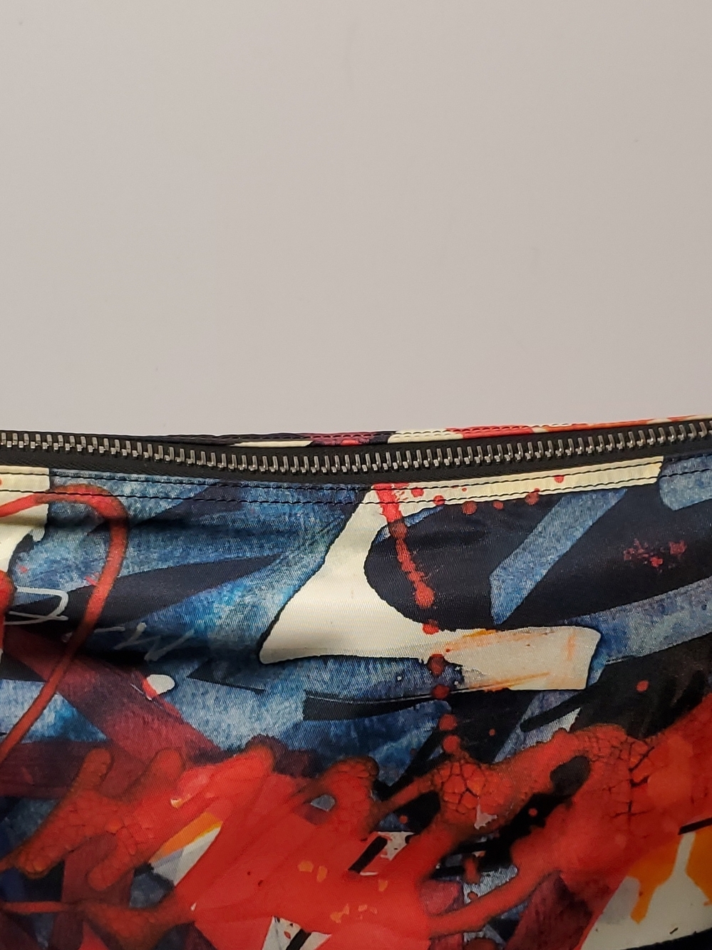 Authentic Christian Louboutin Nylon KalouPouch Clutch Bag Graffiti - Picture 9 of 16